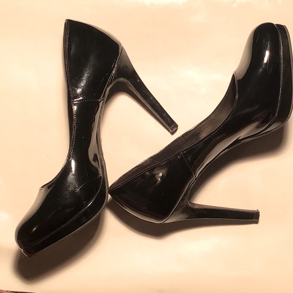 FIONI shiny platform stiletto high heels 9.5 - Picture 3 of 10