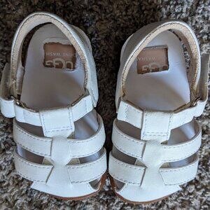 NEW UGG Kid's Kolding White Fisherman Sandals Shoes Infant Size 2/3