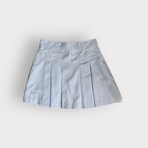 Wilson Classic Pleated Mini Skirt Light Blue Size 8