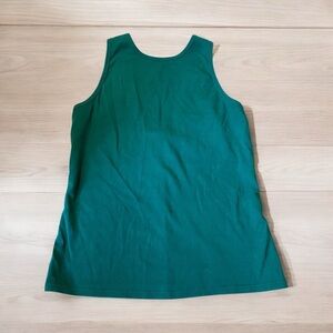 Richer Poorer Revolve scoop bank tank hunter green