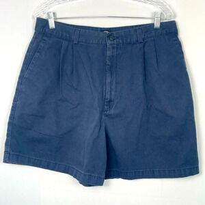 Vintage Dockers Classic Khakis Dark Blue 100% Cotton Shorts Size 18