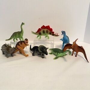 Dinosaur Prehistoric Action Figure Toys Set Of 8