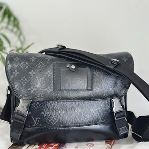 Louis Vuitton Monogram Eclipse Messenger Voyage PM