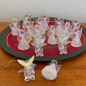 Vintage Angels shaped Christmas light covers | Tree lights covers | 15 pieces