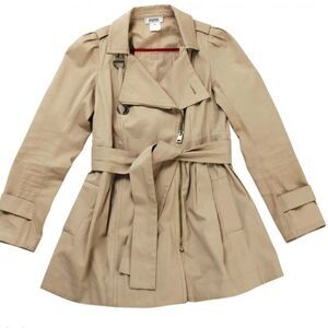 Sonia By Sonia Rykiel Short Trench Pea Coat 36 (Small)