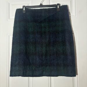 NWT Talbots Beautiful Blended Wools Plaid Skirt, Size 12