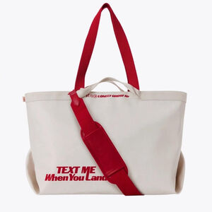 Beis x The Lonely Ghost Travel Tote in Ghost White NWT