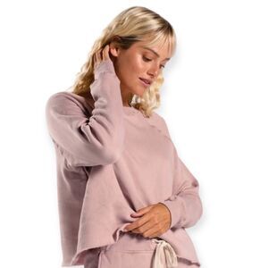 Jala Desert Rose Crop Pullover Sweatshirt