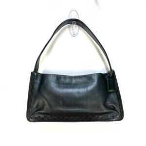 Coach Black Leather Shoulder Bag 9468 Purse Handbag