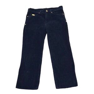 Marc Jacob Straight Leg Corduroy Pants Size 8 Navy Blue