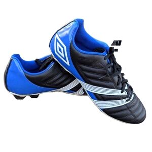 Umbro Soccer Cleats Corsica Engage Mens Size 12 Like New Blue Black White