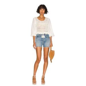 FREE PEOPLE Megan Crochet Top in Ivory