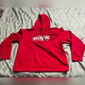 Toronto Rock Lacrosse Men's Large‎ Red Hoodie