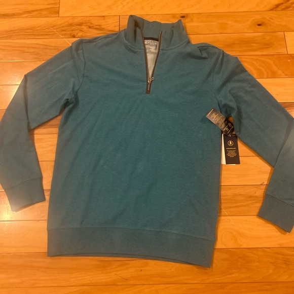 NWT Polo Ralph Lauren Fine Gauge Terry Performance Soft Men’s Quarter Zip - Picture 8 of 13