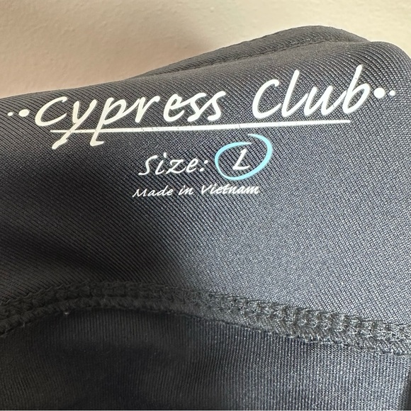 Cypress Club Women's Black‎ Activewear Skort Skirt Pockets Front & Back Size L - Picture 7 of 8