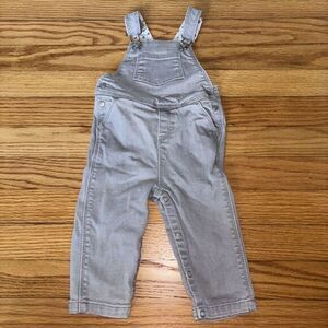 Petit Bateau‎ Gray 6 months Baby Boys  Dungaree LongTall Overalls