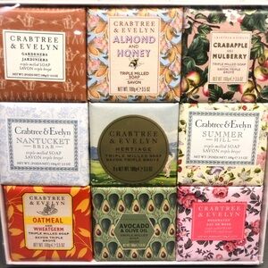 Crabtree & Evelyn Heritage Soap Collection 9 Bars 3.5 oz each