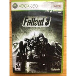 Fallout 3 (Microsoft XBOX 360, 2008) No Manual