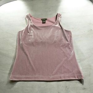 Eddie Bauer velvet tank dusty mauve