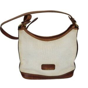 Dooney & Bourke Vintage canvas Leather Two Tone Bag