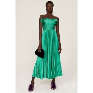 AMUR Giada Pleated Dress in size 4