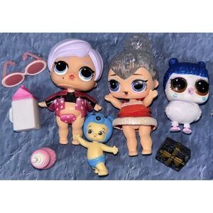 RARE LOL Surprise Doll Winter Disco Glitter Globes Series SLEIGH BABE Plus Extra