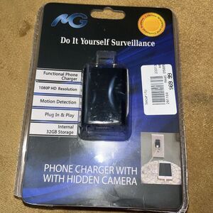 HCMinicharge Phone Charger Mini Camera Hidden Camera 1080 P Resolution Motion