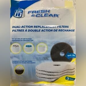 Hagen DUAL ACTION REPLACEMENT FILTERS - 3 in package