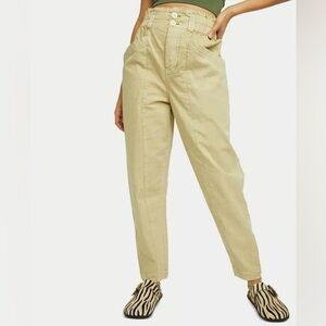 Free People Ready To Run Cinch Waist High Rise Pants