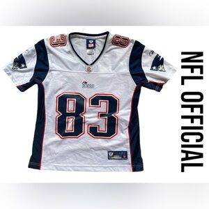 New England Patriots Wes Welker #83 Jersey - Reebok NFL Authentic Womens Small