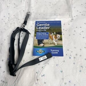 New Petsafe Gentle Leader Head Collar Charcoal Grey Medium (25-60lbs) Open Box