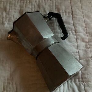 VINTAGE MORENITA  CAST ALUMINIUM STOVETOP MOKA POT ITALIAN ESPRESSO COFFEE MAKER