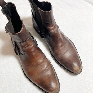 To Boot Adam Derrick brown leather boots Made in Italy