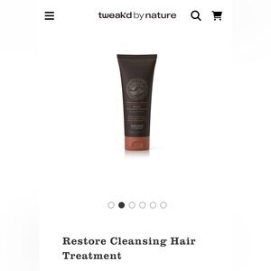 Brand New Tweak’d by Nature Restore Cleansing Hair Treatment