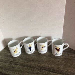 Pottery Barn Reindeer Mugs