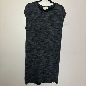 Cloth & Stone‎ Dress Women's Medium Grey Spacedye Rolled Sleeve T-Shirt Stretch