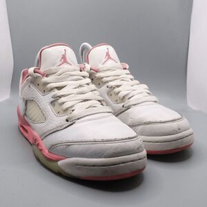 Nike Air Jordan 5 Retro Low White Pink DX4390-116 Size 4.5Y (Women's Size 6)