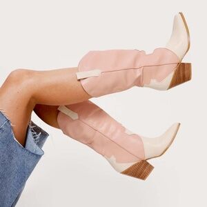 BILLINI CLAUDETTE BOOTS PINK / WHITE