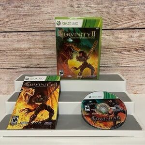 Divinity 2 II The Dragon Knight Saga (Xbox 360, 2011) - Game and Manual