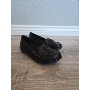 Collection by‎ Clark's black Ashland bubble slip on womans sz 6.5