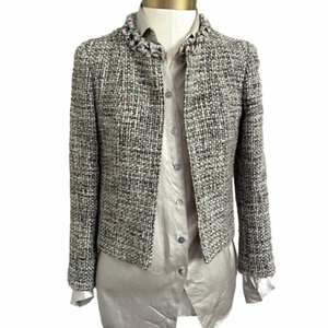 CHANEL Fantasy Tweed Cropped Blazer - S