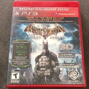 BATMAN Arkham Asylum Game of the Year Edition Original Sony PS3 Game