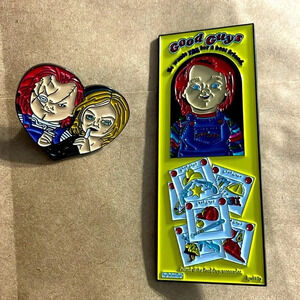 Chucky & Tiffany hat pins