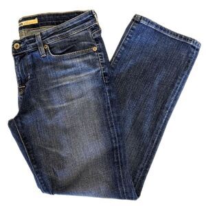 Big Star 1974 Rikki Straight Leg Cropped jeans, medium blue wash, 28