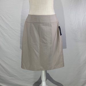 Worthington Pencil Skirt Tan Size 12 NWT