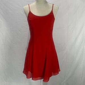 Rampage Vintage Red Cocktail Mini Dress Size 3