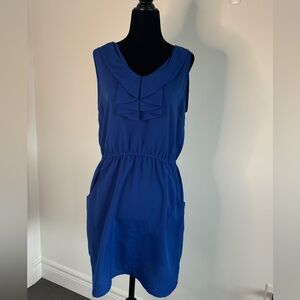 Gap Cobalt Blue Sundress - Sleeveless with Ruffles and Pockets