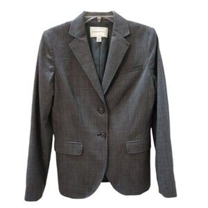 Banana Republic Women's Gray Wool Blend Blazer Size 8