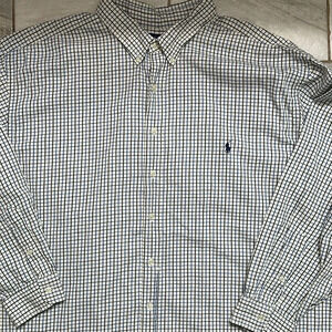 Ralph Lauren Men’s 4XB Long Sleeve Button Down Shirt Classic Fit‎