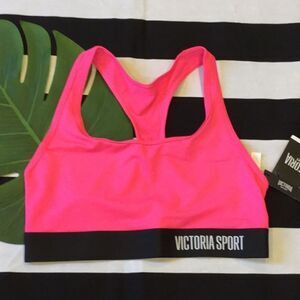 Victoria’s Secret Sportsbra Small Pink Black 👟🌺